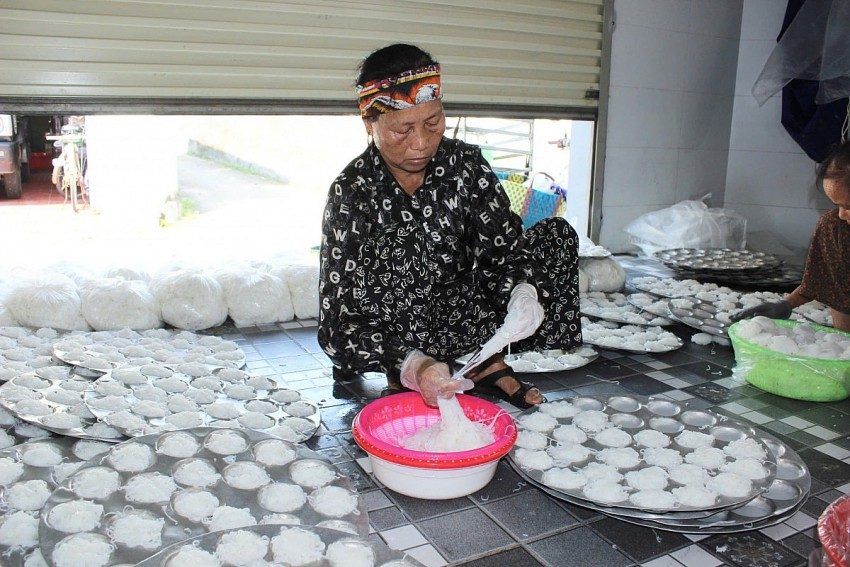 Làng nghề bún bánh Đông Quang đã tồn tại hơn nửa thế kỷ.