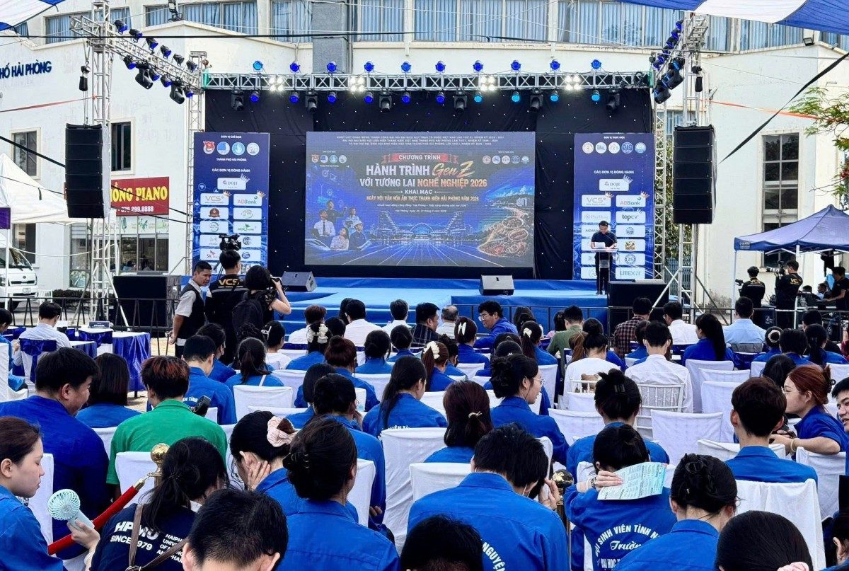 Sự kiện thu hút đông đảo đoàn viên, thanh thiếu niên, học sinh tham gia (ảnh:TĐHP)