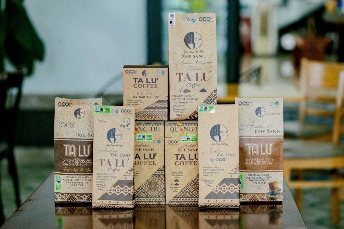Coffee Ta Lư trưng bày sản phẩm tại nhiều điểm du lịch ở Quảng Trị để quảng bá sản vật địa phương